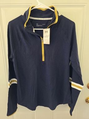 Under Armour Game Day Half Zip Pullover - New With Tags Size Large